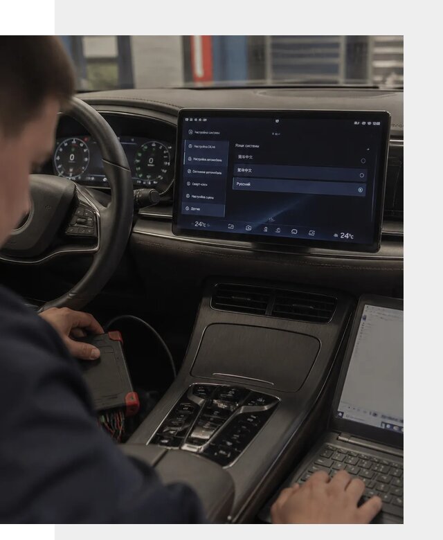 Русификация автомобиля BYD HAN для эксплуатации в Ртищеве